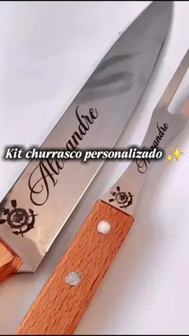 Kit churrasco personalizado ✨️ Link 🔗 nos comentários  #kitchurrasco #churrasco #viral #fy 
