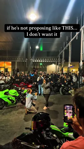 Fellas, take notes✍️ and congrats to the engaged couple 🫶#biketok #fyp #biker #proposal #couplegoals 