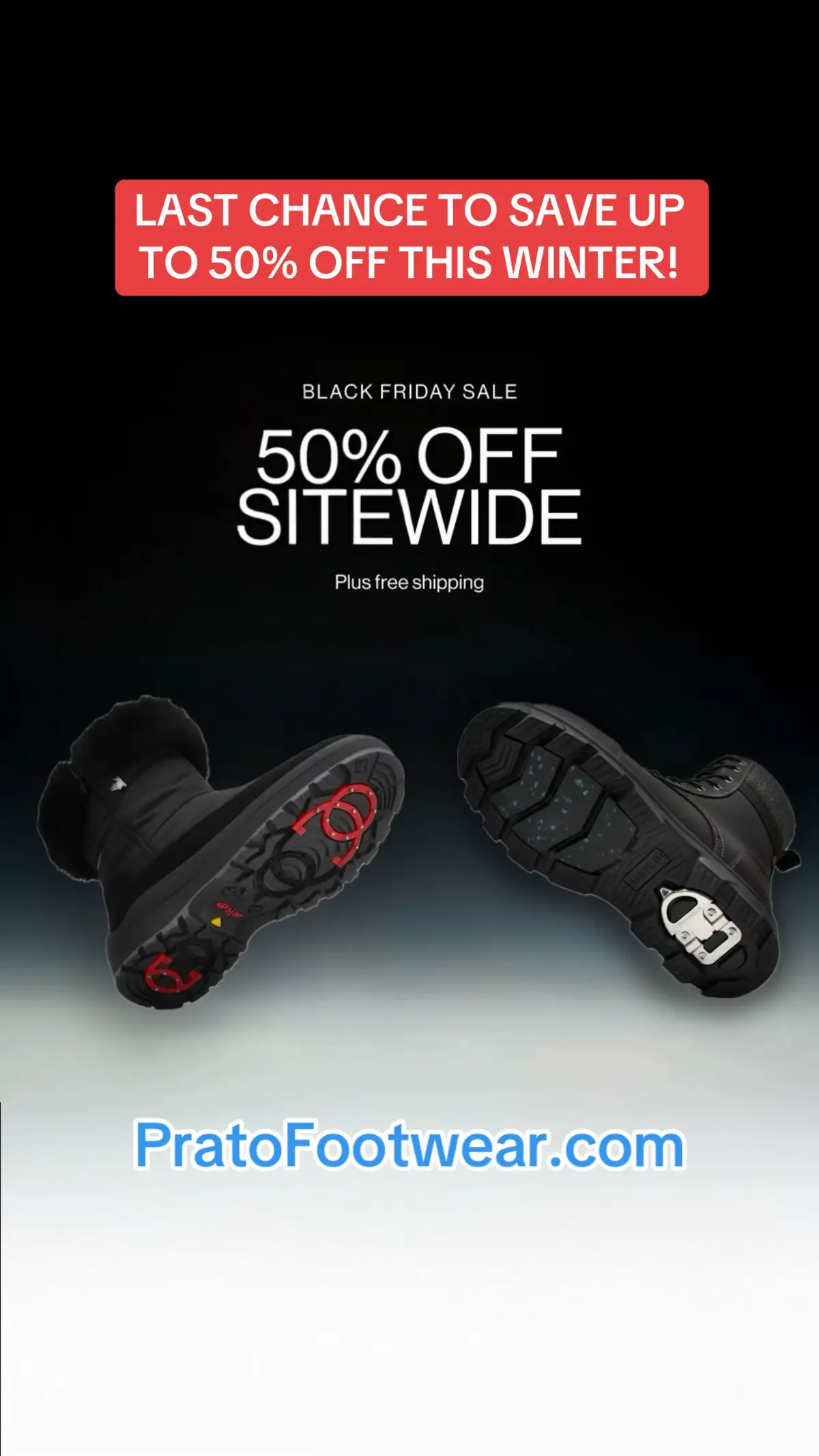 THE BIGGEST SALE OF THE YEAR ENDS SOON! 🥾❄️