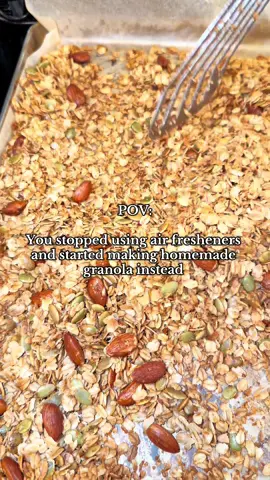 Granola, bread, honestly any baked good is a good substitute 🤣🙌🏻 #homesteading #itsjennagain #canningandpreserving #selfsufficient #homemadefood 