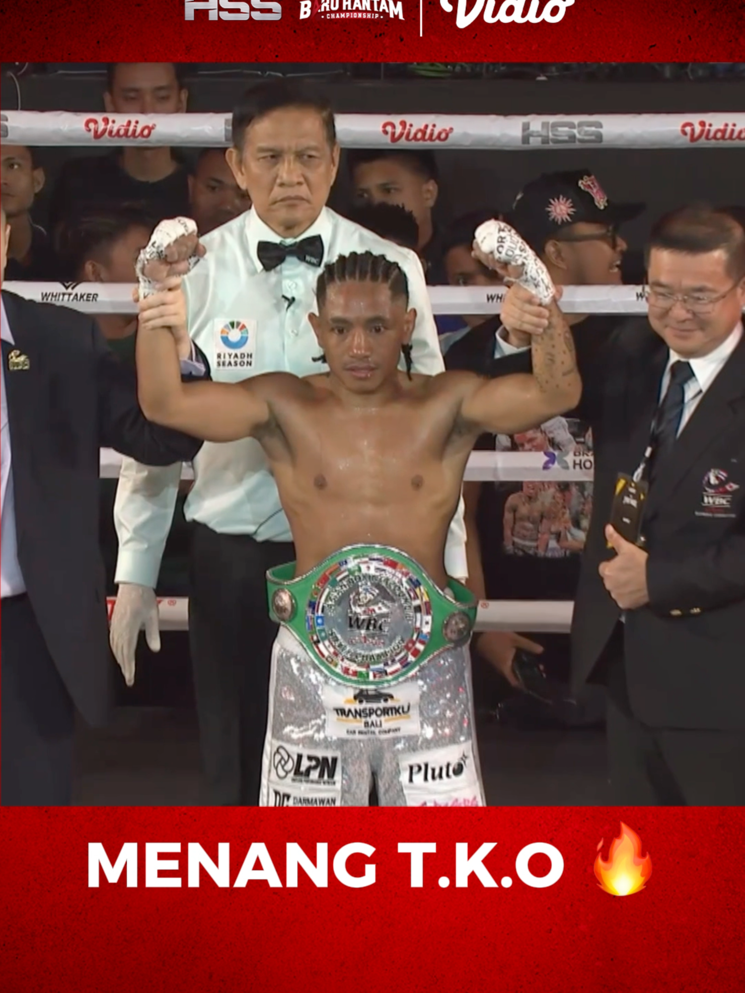 Forlan “THE PROBLEM” Rivaldo membuktikan diri! Menang lewat TKO dan raih sabuk WBA Asia setelah mengalahkan Natsaphon! 🏆🥊🔥