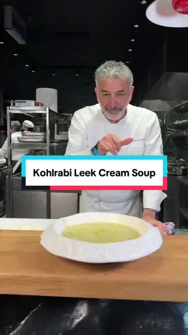 Eat or Pass? Winter Cream of Kohlrabi Leek Potato Soup 🥣  Ingredients: - 4 kohlrabi (diced) - 1 potato (diced) - Parsley few leaves, chopped - 1 white onion, sliced - 1/2 leek (sliced) - 7 tbsp olive oil - 1/2 zucchini (diced) - 5 basil leaves, chopped - Salt and white pepper - 2 cloves garlic (halved) - 2.5 l water Process: 1. Cook the onion until brown, along with the leek and garlic. 2. Add the kohlrabi, potato, zucchini, parsley, basil and cook for 10 minutes, stirring constantly. 3. Add water, salt, white pepper and cook until soft. About 40-50 minutes. 4. Blend, season with more salt and white pepper if needed, and serve with olive oil on top. You can also serve with crispy smoked duck breast and croutons. Enjoy! 🇷🇴👇 Ingrediente: - Gulii 4 (cuburi) - Cartof 1 (cuburi)  - Pătrunjel verde câteva fire tocate - Ceapă albă 1 feliată  - Praz 1/2 (rondele) - Ulei de măsline 7 linguri  - Zucchini 1/2 (cuburi) - Busuioc 5 frunze tocate  - Sare și piper alb - Usturoi 2 căței (tăiați în două) - Apă 2,5 l   Proces: 1. Gătiți ceapa până când este maro, împreună cu prazul și usturoiul.  2. Puneți gulia, cartoful, zucchini, pătrunjelul, busuiocul șis 10 minute, amestecând continuu.  3. Adăugați apa, sarea, piperul alb și gătiți până când este moale moale. Aproximativ 40-50 de minute. 4. Dați la blender, asezonați cu sare și piper alb dacă mai este nevoie și serviți cu ulei de măsline deasupra. Puteți servi și cu piept de rața afumat crocant la cuptor și crutoane. Poftă bună!   #recipes_by_joseph_hadad  #creatorsearchinsights 