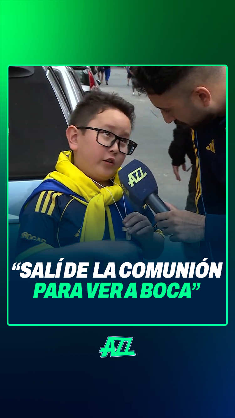 Se fue de la comunión para ver a Boca 👏🏽 #fyp #boca #bocajuniors #superclasico #futbolargentino 
