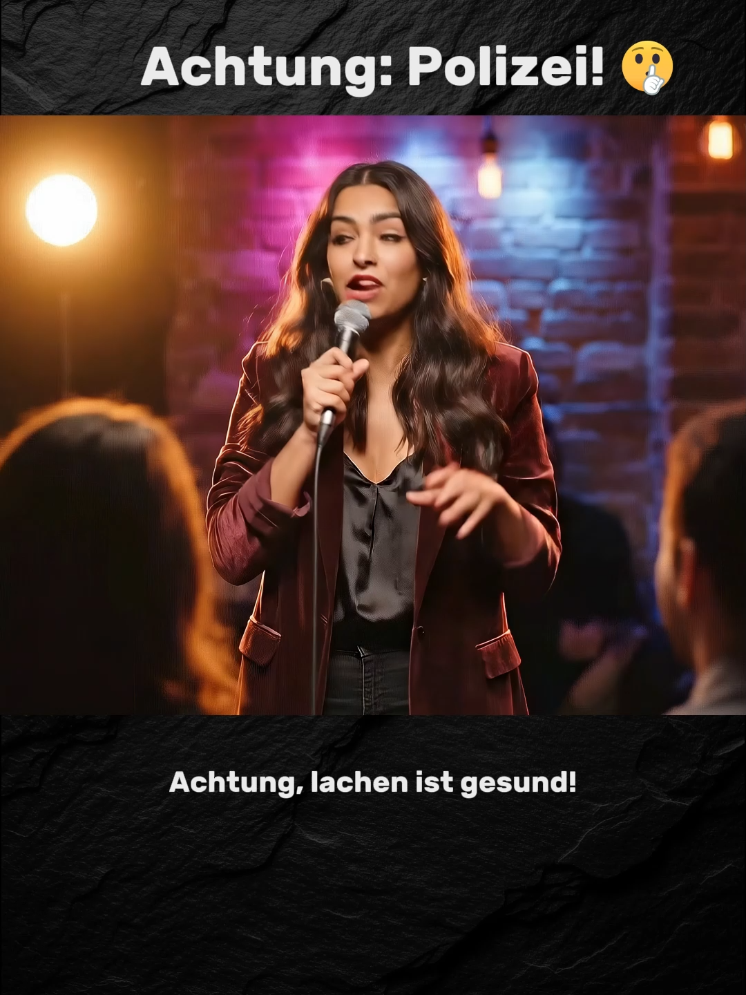 Stand-up Comedy! 🤣 Der Kalauer, den du nicht erwartet hast! #lustig Ein Witz, der auf den ersten Blick schockiert, aber dann einfach nur genial ist! 😂 Wer liebt auch Kalauer und Wortwitze? #comedy #humor #komik #sketch #standupclip #standup #ki #ai #witzig