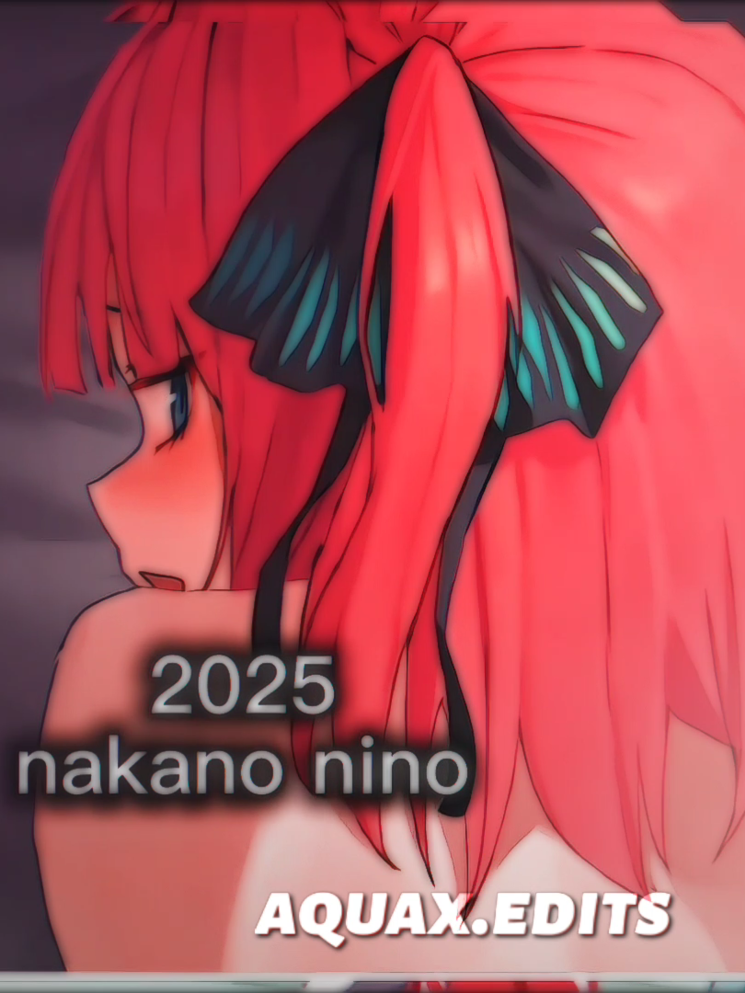 Nino nakano se une a la tendencia #nino #mikunakano #thequintessentialquintuplets #anime #edit #animeedits #aquaxedits #aquaxsociety