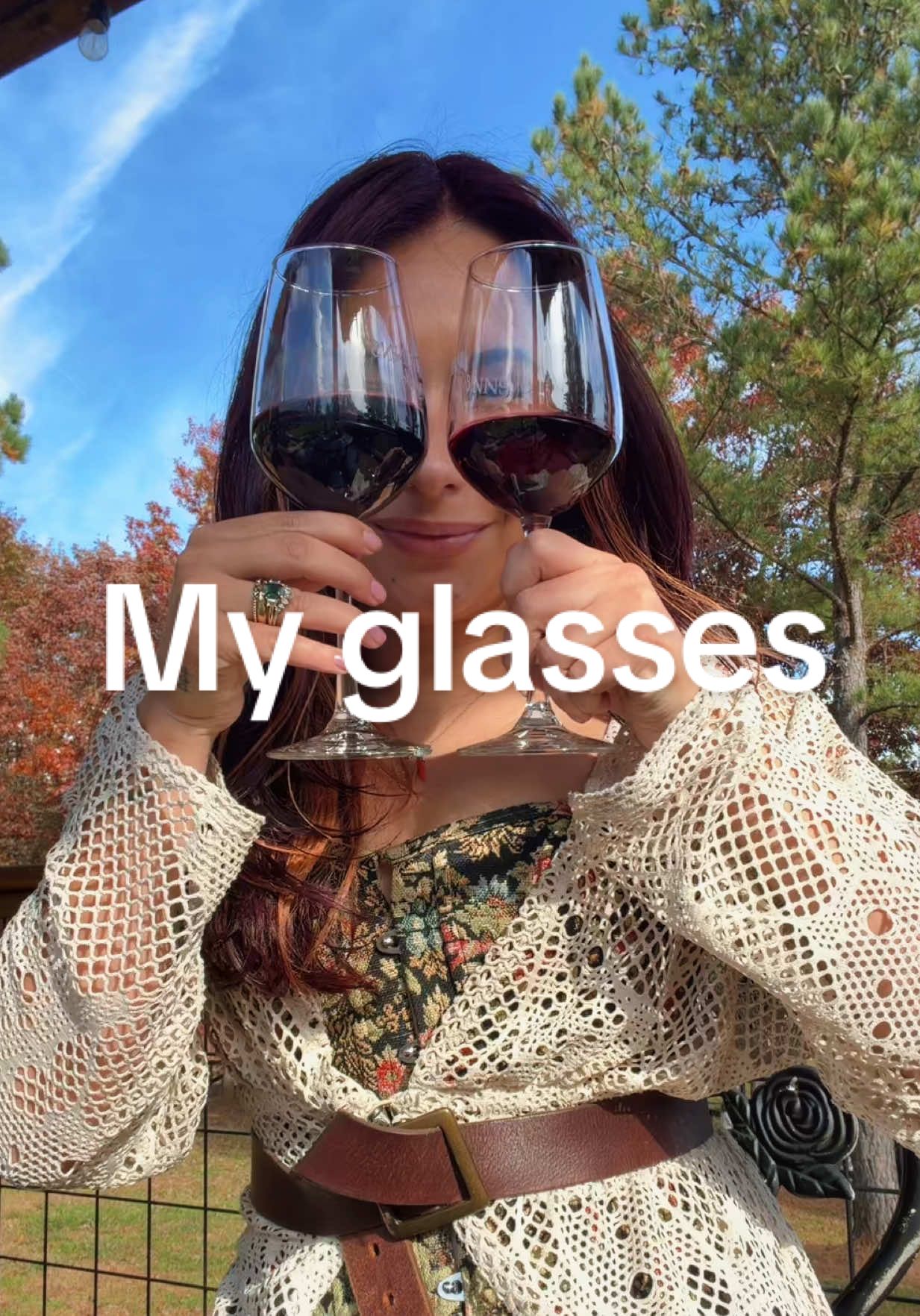 Autumn leaves, dry red wine, live music, and a beautiful day in the North Carolina mountains…the perfect Sunday!  📍: Parker Binns Vineyard  #ashville #winery #northcarolina #fallactivities #autmnvibes 