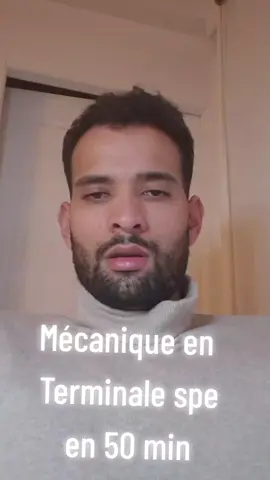 Mécanique : Terminale spé  #physique #terminale 