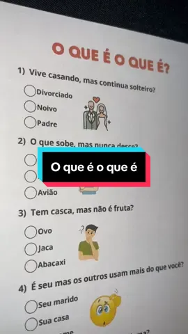 Quiz! #oqueéoqueé #oqueéoqueé #charadas #perguntaserespostas 
