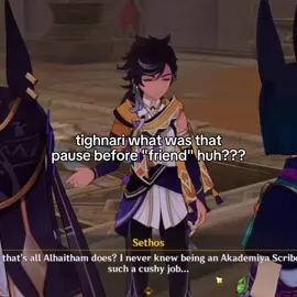 everyone knows who they are #genshin #GenshinImpact #haikaveh #tighnari #fy 