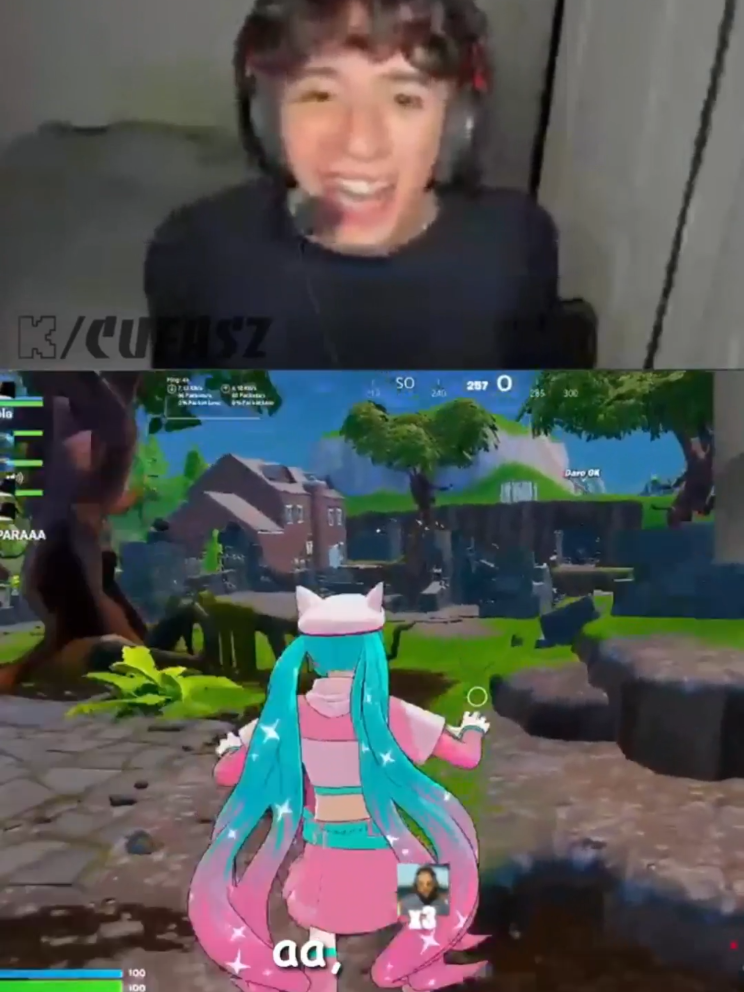 ME ACOSAN EN FORTNITE😥 #cufarmy #stream #risas #fortnite