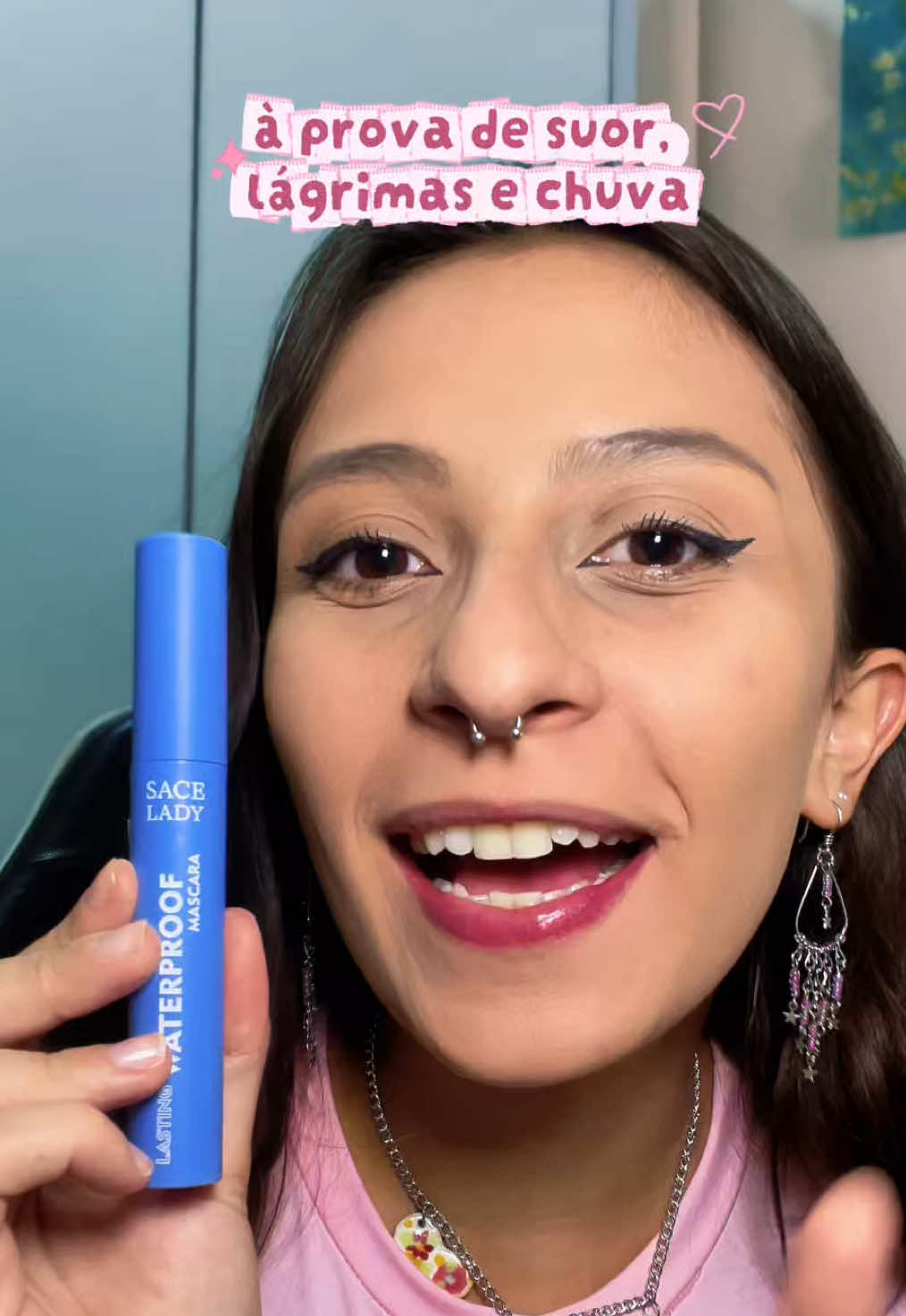 Você vai amar essa máscara à prova d’água da @SACE LADY BR 💦 👁️ Volume e curvatura de boneca  💧 À prova d’água, suor e lágrimas  🩵 Cílios separadinhos, sem grudar  💸 De R$109 por apenas R$39,90 hoje no TikTok Shop! Corre e garante a sua — o desconto é por tempo LIMITADO! ⚡ #saceladybr #mascarasacelady #ciliosperfeitos #TikTokShop1111BR #TikTokShopBlackFridayBR  