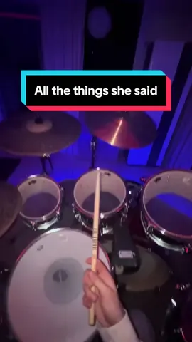 All the things she said🗣️🫀 #drumcover #drumtok #allthethingsshesaid #rock 