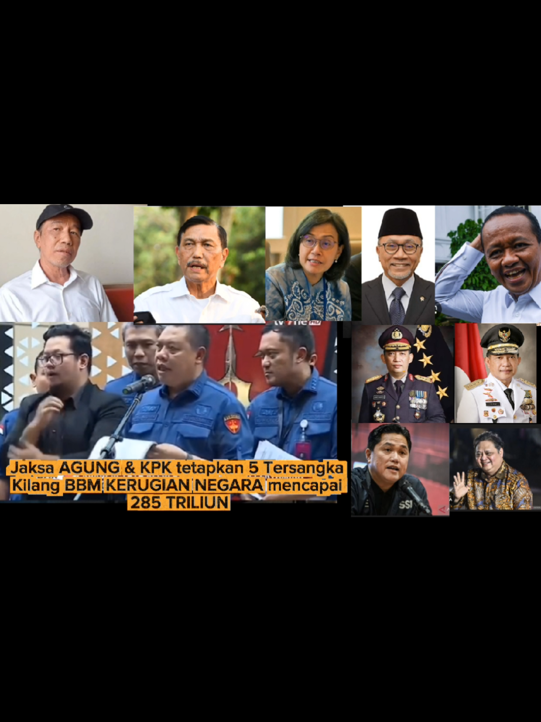 Jaksa AGUNG & KPK Ciduk 5 Orang Tersangka Korupsi BBM KERUGIAN NEGARA mencapai 285T #fyppppppppppppppppppppppp #fypage #fypシ゚ #fypp #fypシ゚viral🖤tiktok 