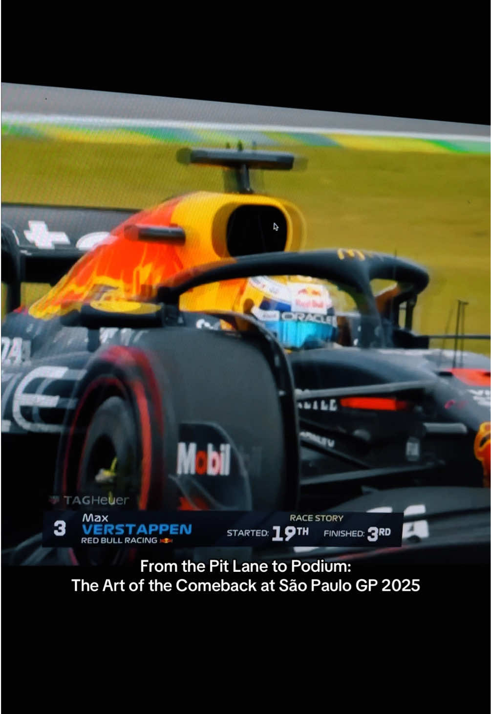 makasih max, udah bikin seninku menjadi sening ceraaah #maxverstappen #gpbrazil2025 #f1 