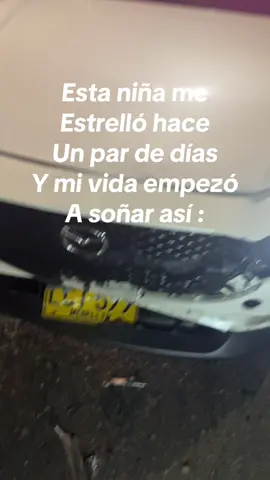 Me estrellaron y mi vida inició a sonar así 🥹 #accidentetrafico 
