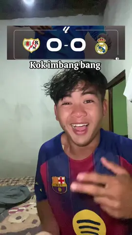 Malah imbang dianya #madrid #rayovallecano #laliga 