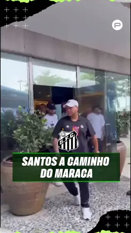 PARTIU, MARACA! Com Neymar, o Peixe já está indo em direção ao Maracanã pro duelo contra o Flamengo  📽 @santosfc *Contém legenda automática  #BrasileiraoNoPremiere