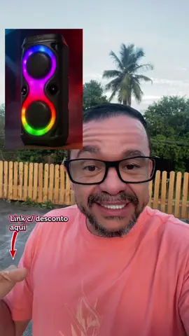 Caixa de som Bluetooth com LED RGB PORTÁTIL FM TWS 30W. CLIQUE (carrinho laranja) e aproveite #creatorsearchinsights #tiktokshopblackfridaybr #tiktokshop1111br #churrasconabrasa #somdequalidade 
