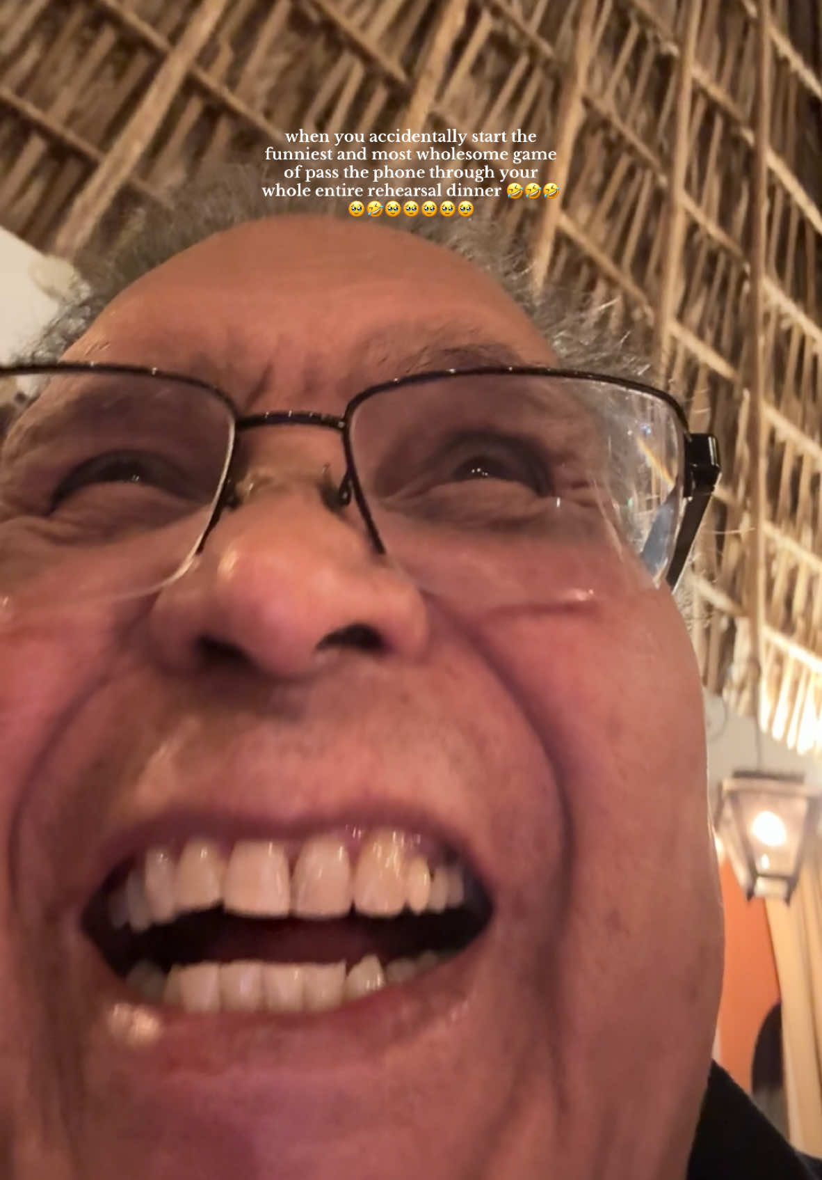 I’m crying this is the best thing I’ve ever accidentally started #passthephone #wedding #family 