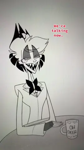 In honour of season 2, I’m self-serving 🙂‍↕️📻🍎 || #hazbinhotel #alastor #lucifermorningstar #radioapple #radioapplehazbinhotel 