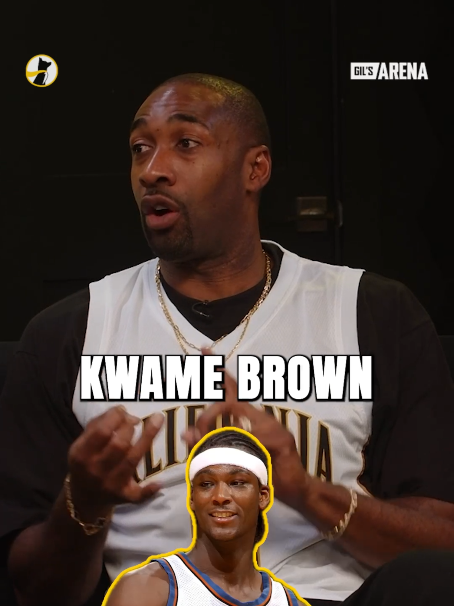 Gil roasts Kwame Brown to end the show 💀😂 #NBA #basketball #fyp #funny #roast
