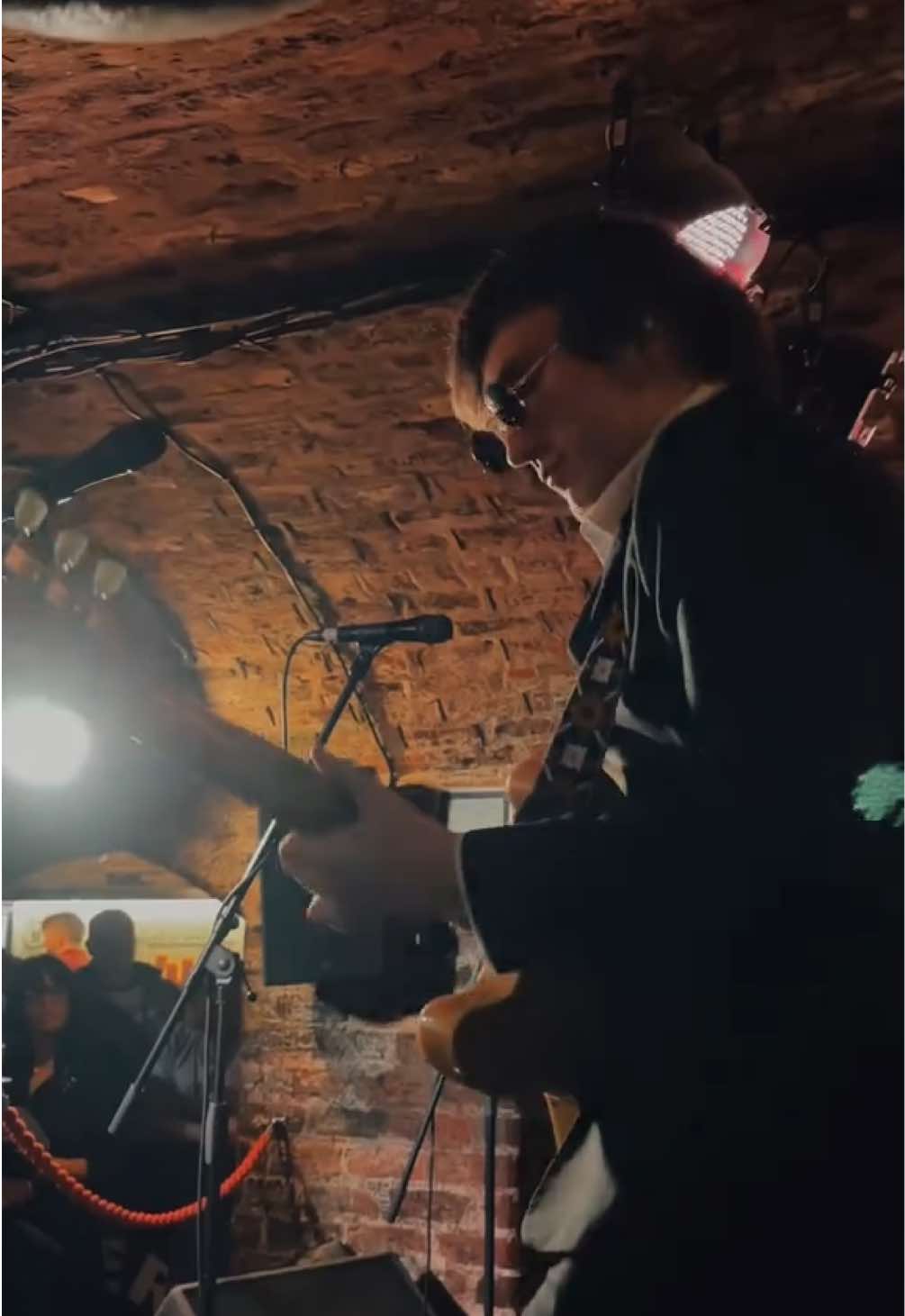 The cavern club w/ @Beatles Complete 🖤 #liverpool #cavernclub #thebeatles #beatlestribute #fy 