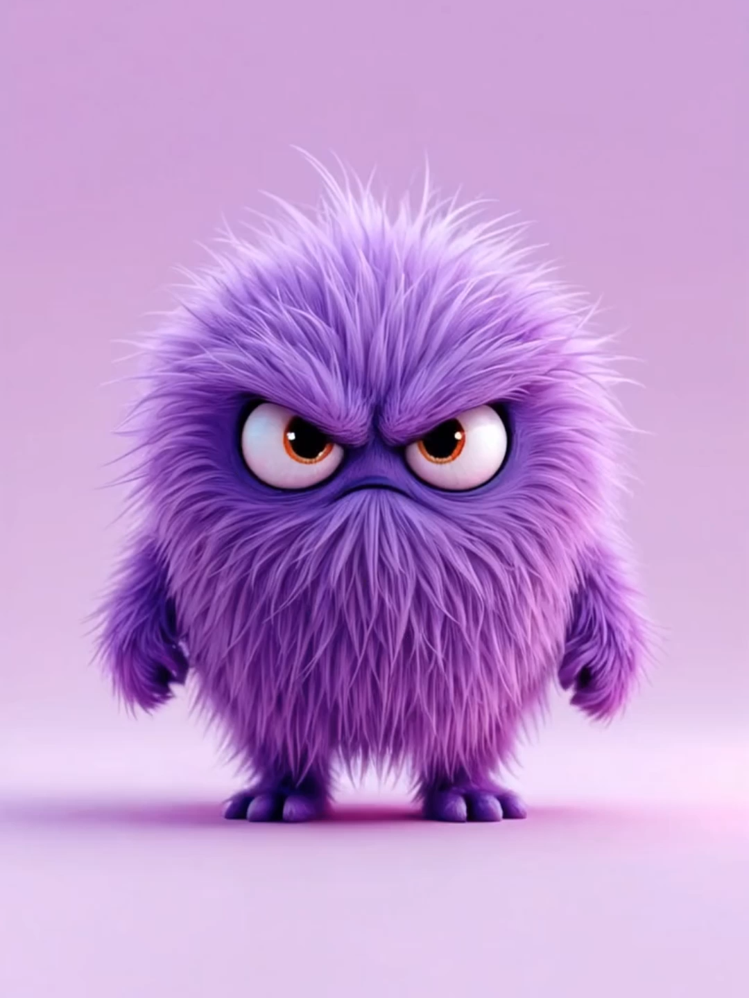 Live Wallpaper | Lil Monster Mood #monstermood #livewallpaper #grumpyvibes #cartoonstyle #sillymonster #tongueout #funnyvibes #aivideo #phonewallpaper #purplemonster
