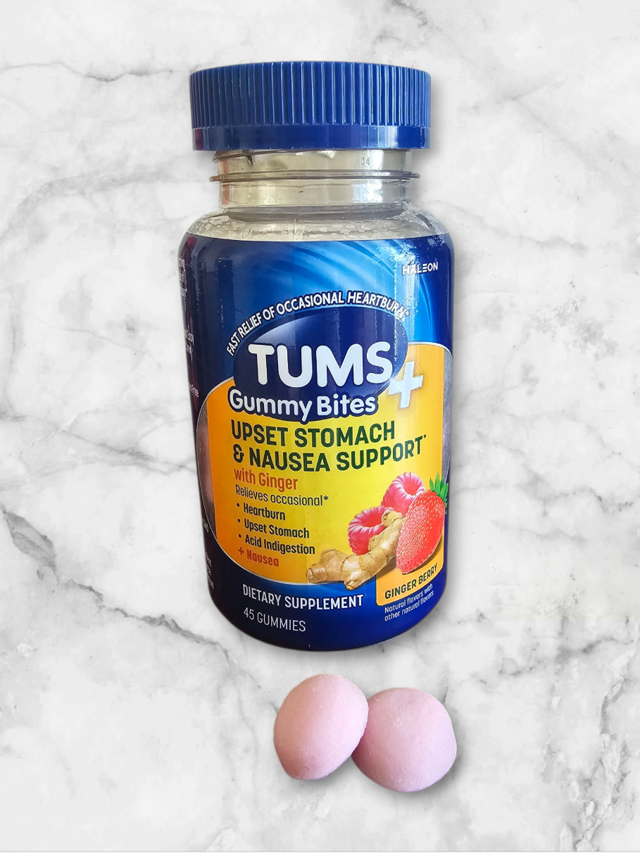 This gummies are just great, the texture is soft but not sticky, flavor is good,  I can taste the ginger flavor. It helps to relieve stomach discomfort. #complimentary #heartburn #tums @influenster @TUMS 
