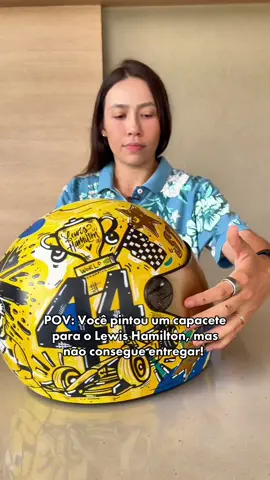 🥹❣️ Será que ele vai gostar? Será que eu consigo entregar? AJUDEM 🙏🏻 #formula1 #lewishamilton #ferrari #gpdobrasil 