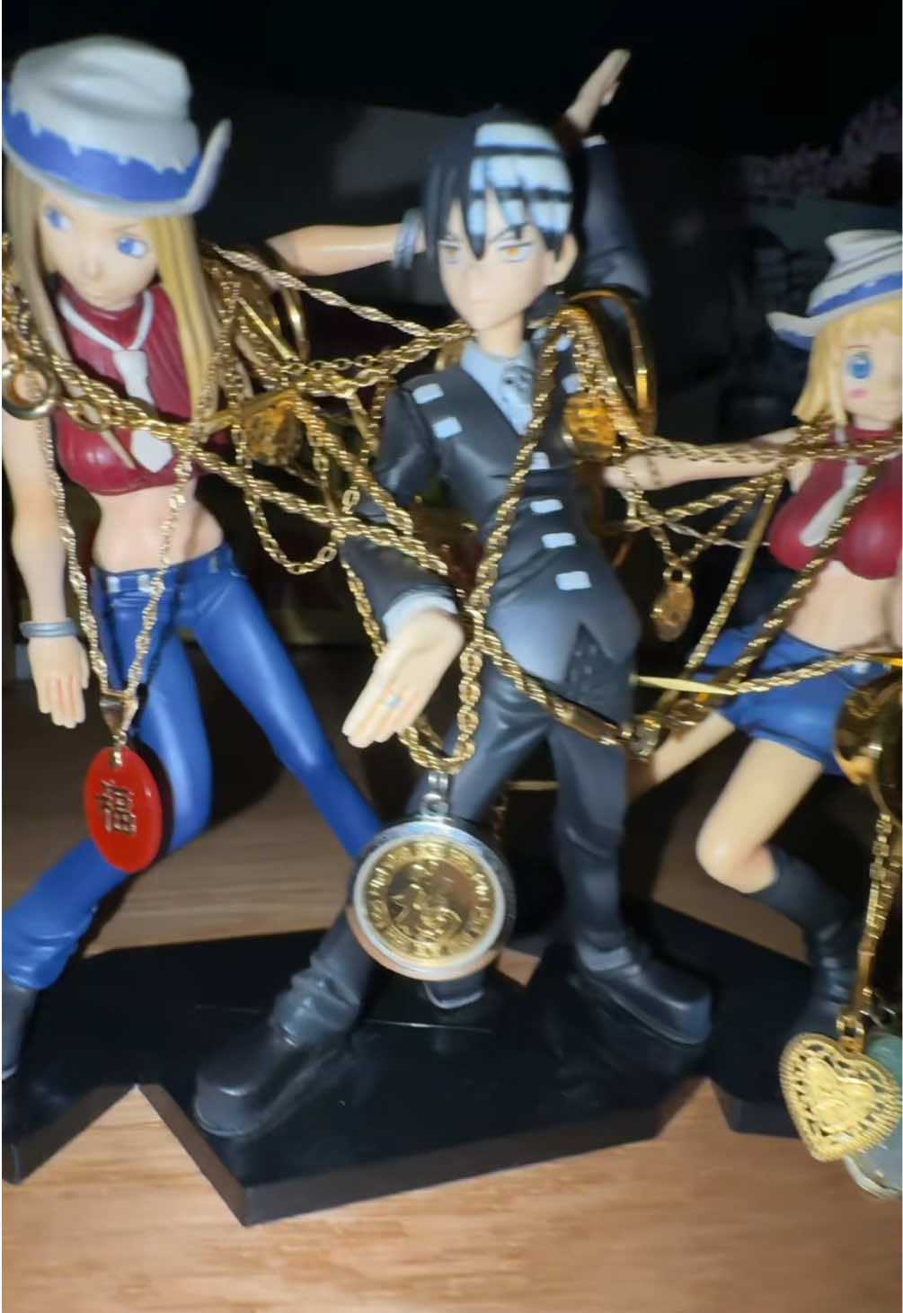 is dis tuff in the dwma 😭😭😭😭😭😭😭😭😭😭😭😭😭❓❓❓❓❓❓❓❓❓#souleater #figures #deaththekid #lizandpatty 