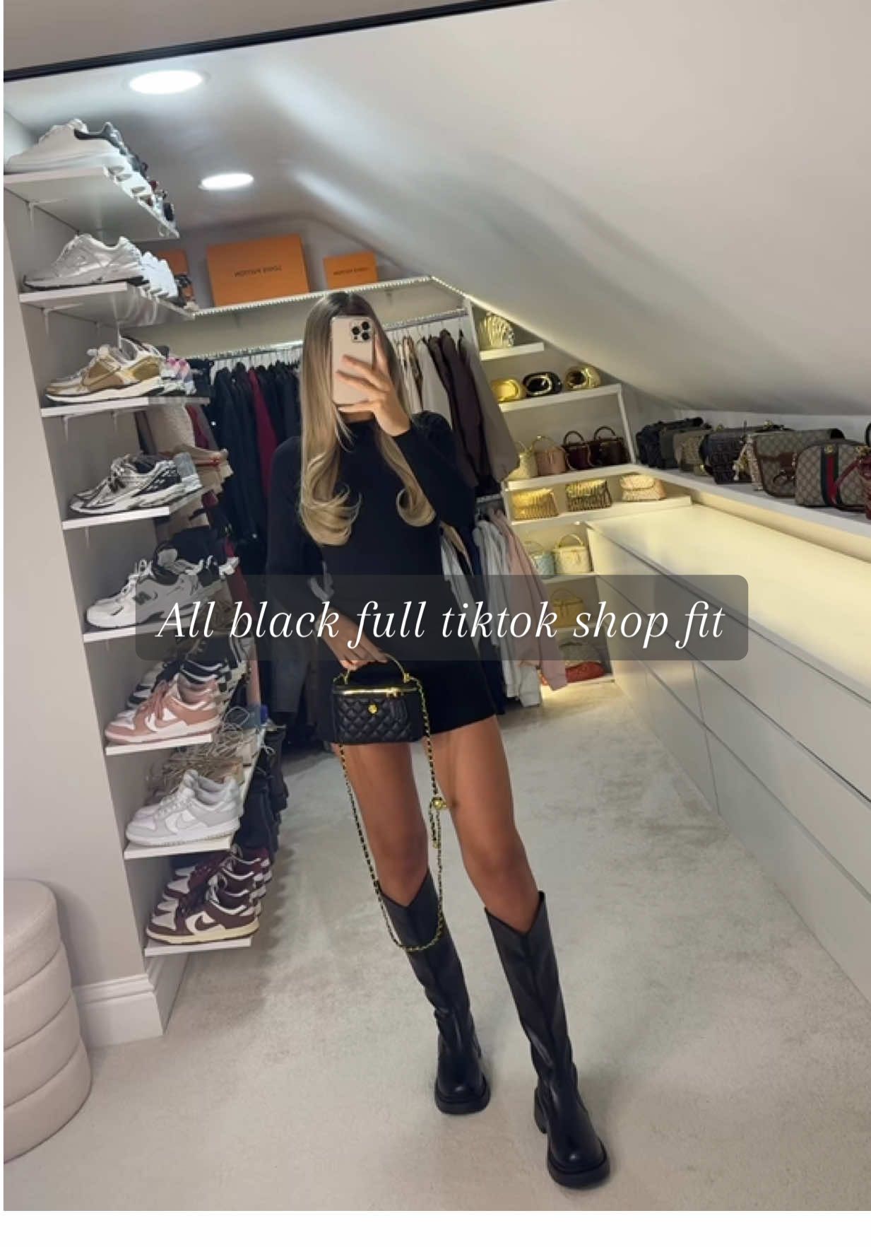 You just can’t go wrong with an all black fit 🖤 #allblackoutfit #allblackfit #blackoutfit #tiktokmademebuyit #spotlight 