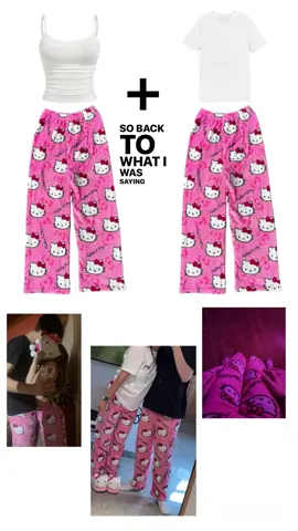 Can this be us PLEASE!💖💘 PJs available in our profile 😫 #pjs #matchingpajamas #hellokitty #gift #pijamas 
