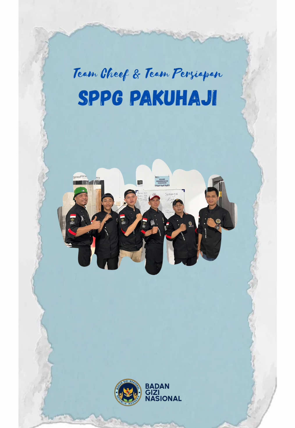 kenalan dulu sama team chef & team persiapan SPPG PAKUHAJI😎👆🏻 #mbgcore #makangizigratis #masakmbg #bgn #fypシ゚ 