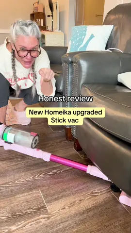This is honestly a great upgrade from Homeika’s 1st generation of the cordless stick vac (because I own both) #homeikavacuum #stickvacuum #CleanTok #vacuum #tiktokshopblackfriday 