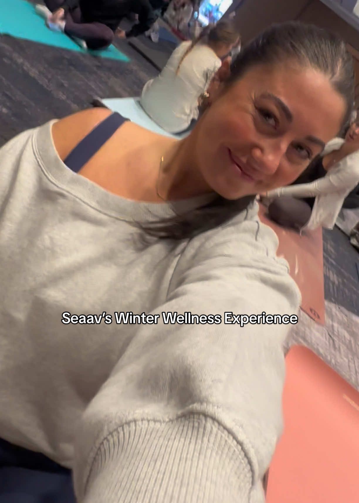 Boston girl edition of self-care Sunday: Pilates, pop ups and good energy 🧘‍♀️  Thanks @Seaav for hosting such a fun event at the @Omni Hotels & Resorts🩵🤎 and of course having a cute and sustainable activewear brand! #pilates #contentcreator #bostonevents #microinfluencer #fypgirls 