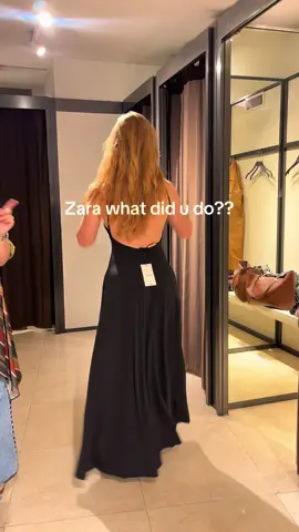 I did buy it 🤭🤭 #zara #dress #blackdress #longdress #fyp 