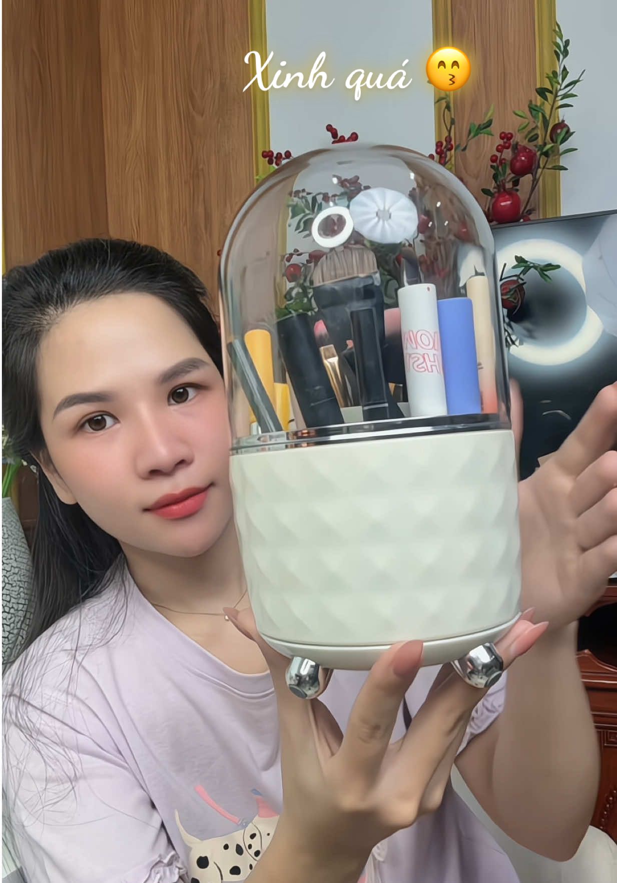 Xinh quá chống bụi tốt cần thiết lắm ce ơi #hopdungdomakeup #hopdungcotrangdiem #hopdungcoconap #hopdungthucpham 