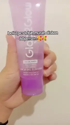 assalamu'alaikum wrwb 2pcs glad2glow sabun cuci muka beli 2pcs LBH murah diskon 80 persen 🥰🥰