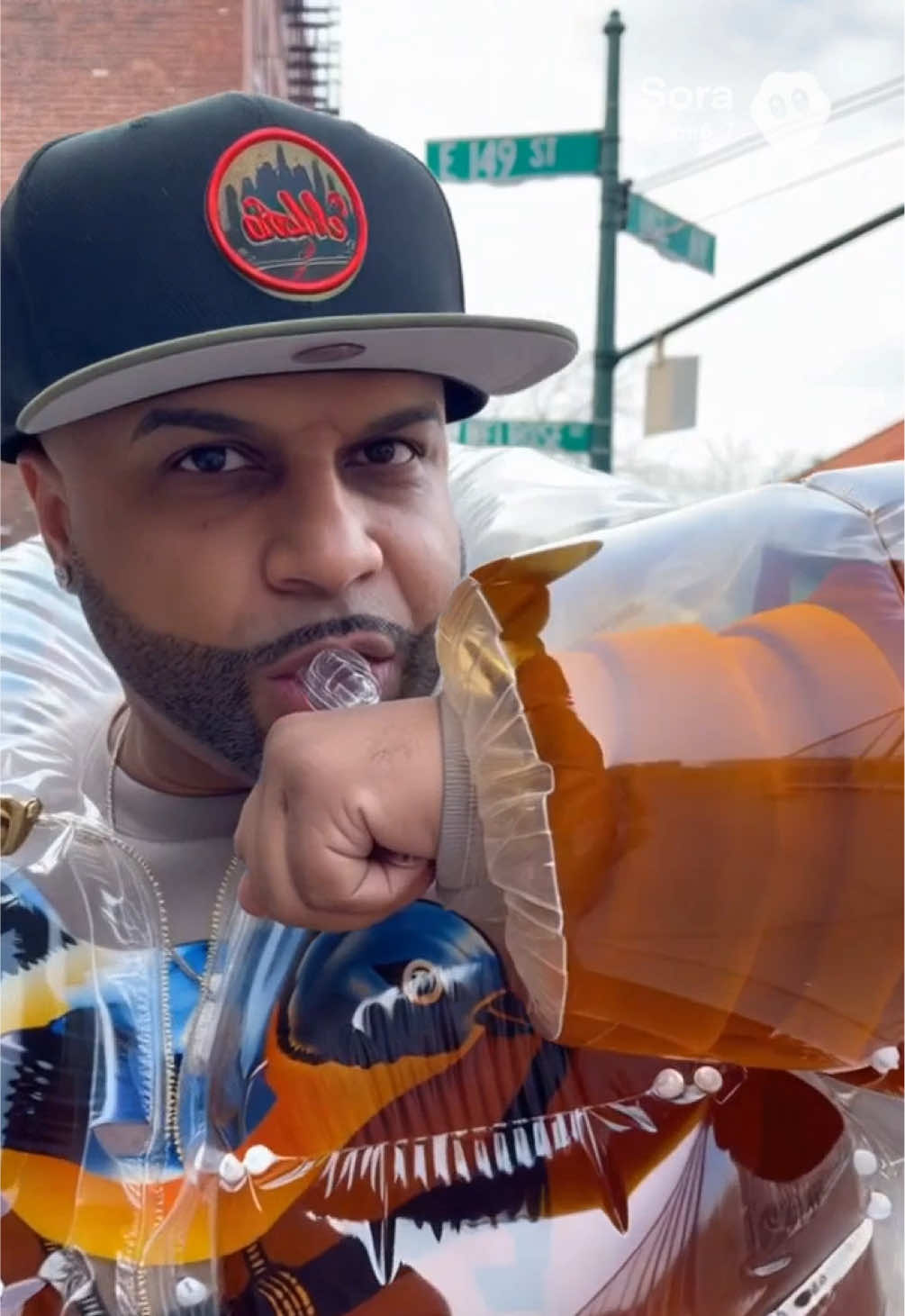 In the Bronx with the Henny bubble coat🥃😂😂😂#comedy #funny #memetok #drinking #ai 