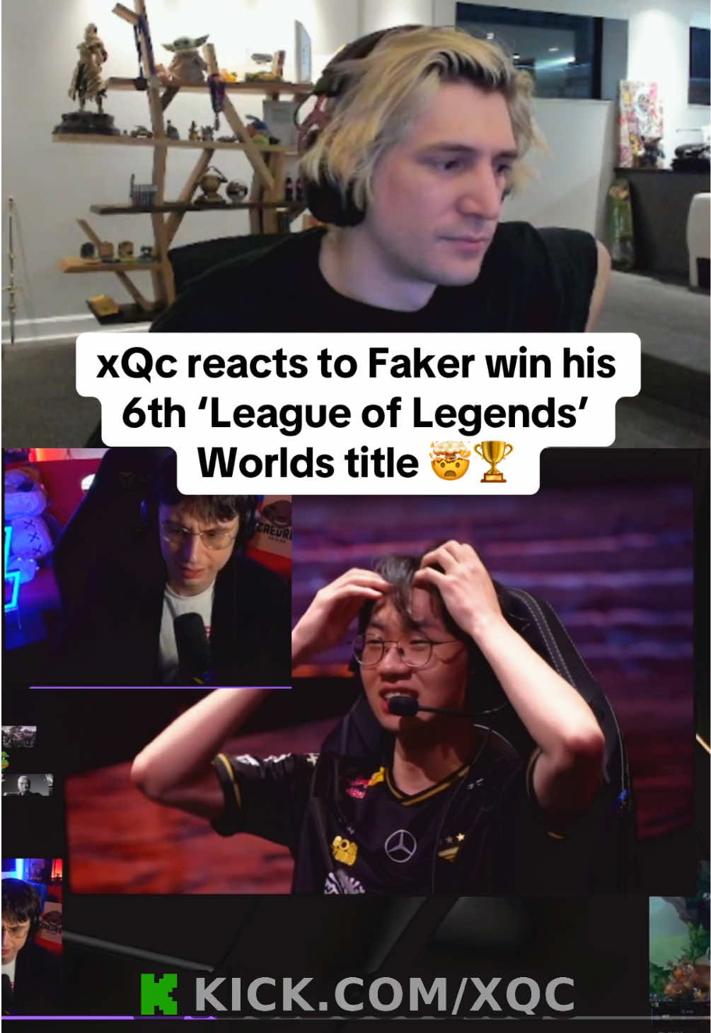 Faker is the GOAT of esports 🐐 #xqc #faker #leagueoflegends #esports #fyp 
