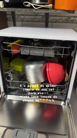E o mérito é todo delaa👏🏼👏🏼 Virou minha funcionária igual a máquina de pão hahaha #HQ @Belmicro #lavaloucas 