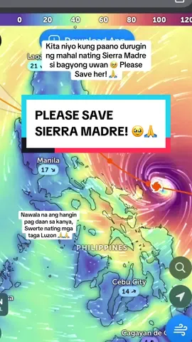 Sierra Madre Please Save her Maraming salamat sa palaging pag protect samin! 🙏 #bagyonguwan #updatesabagyo #bagyoupdate #bagyoupdatetoday #sierramadre 
