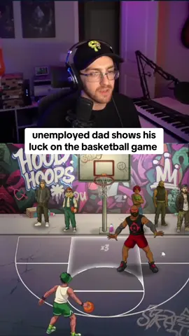 unemployed dad shows his luck on the basketball game #basketball #kickstreaming 