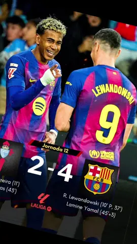#برشلونه_عشق_لا_ينتهي💞🔱🏅 #برشلونة_اكثر_من_مجرد_نادي❤💙 #الدوري_الاسباني  #🚨 نهاية المباراة 🙌🏻 سيلتافيغو vs برشلونة 2-4  ⚽️⚽️⚽️ ليفاندوفسكي  ⚽️ لامين 📌 رسميا برشلونة يُقلص الفارق مع الريال حتى ثلاث نقاط فقط 🥁 📌 البرسا يتجاوز فخ السيلتا ويعود بثلاث نقاط غالية وهامة جدا 📌 في اخر عشر سنوات كومان- تشافي والان فليك يعودوا بالفوز من ملعب سيلتافيغو ✅ 📌 لامين يسجل لاول مرة في مرة فيغو ✅ 📌 البرسا كاد ان يُهدر النقاط في الشوط الاول عن طريق الدفاع المتقد وعدم تفاهم خط الدقاع  📌 فيرمين لوبيز يقدم افضل بديل في الوسط لغياب بيدري الذي لا يعوض ابدا ولكن لوبيز يفعل ماهو مطلوب  📌 ليفاندوفسكي والهاتريك الاغلى والاهم لدينا حاليا والمنقذ اليوم بكل تاكيد 🙏🏻 📌 كوبارسي المتراجع في المستوى مع بداية هذا الموسم بحاجة الى اعادة ترتيب اوراق من جديد 📌 راشفورد يقدم كل شيئ الا التسجيل .. صناعة - اختراق- سرعة ولكن اللمسة الاخيرة الضائعة 📌 اولمو اليوم بشكل افضل وصنع فرصتين بالاول وساند الهجوم والوسط  📌 دي يونغ وخاصة في الثاني قدّم مباراة كبيرة جدا ونشاهده في كل متر بالملعب 💪🏻 📌 تشيزني ونهاية المسيره مشكور ماقصرت 😅 📌 افضل نهاية قبل التوقف الدولي .. فوز من خارج الديار ومن ملعب صعب - الاستفادة من تعثر  الرسال وتقليص الفارق الى ثلاث نقاط .. فترة جيدة لاستعادة المصابين وفترة التعافي ✅🙏🏻 ❌ لن نشاهد البرسا لاسبوعين  🚨 رسميا ؛ ليفاندوفسكي افضل لاعب بالمباراة 🌟  📌 الف مليووون ترليوووون مبروووك كوليز 🥳 📌 رأيكم وتقييمكم 🤔