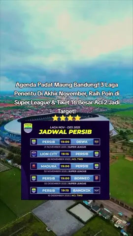 Agenda Padat Maung Bandung! 3 Laga Penentu Di Akhir November, Raih Poin di Super League & Tiket 16 Besar Acl 2 Jadi Target!  #jadwalpersib  #superleague  #ACL2  #bobotoh #persibbandung 