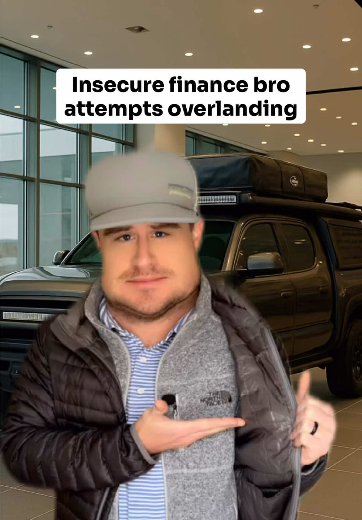 Street cred should see an uptick after this #comedy #overlanding #financebro #satire #parody 