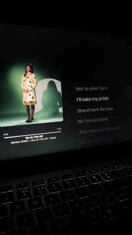 Die on this hill- sienna spiro #siennaspiro #lyrics #music #dieonthishill 