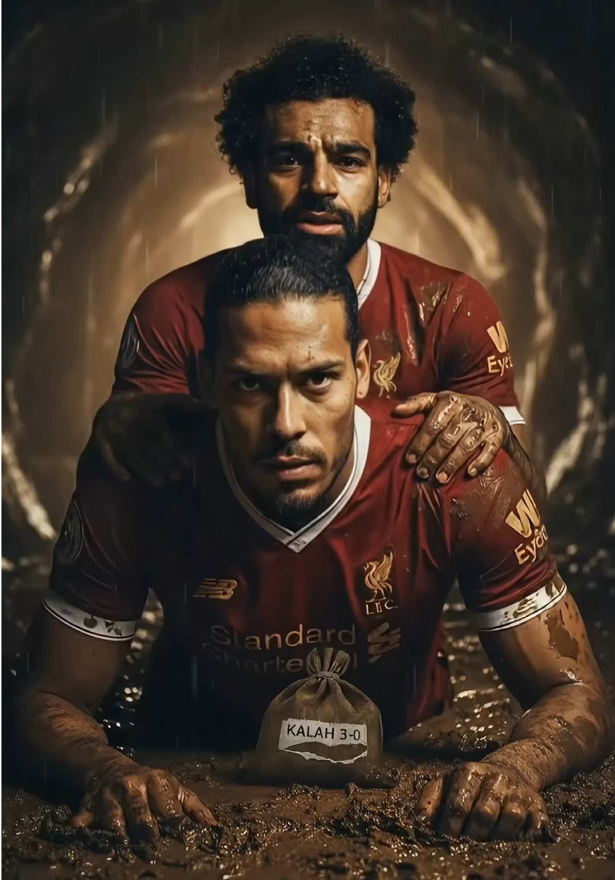 Tiga kosong. Ya, tiga kosong lagi, dan kali ni bukan sekadar skor di papan markah — ini satu tragedi yang berulang, macam sumpahan yang tak pernah habis sejak Oktober dulu. Hujan deras di Anfield macam faham perasaan penyokong — berat, kelam, dan sejuk. Liverpool rebah lagi depan Manchester City, kali ni bukan sebab tak cukup peluang, tapi sebab semangat tu macam dah hilang separuh jalan. Bila wisel penamat berbunyi, semua pandang ke bawah. Tak ada siapa nak cakap apa-apa. Sunyi. Mo Salah duduk diam di tepi garisan padang, tangan peluk kepala, baju penuh lumpur. Matanya kosong — bukan sebab kalah, tapi sebab dia tahu ini bukan kali pertama rasa pedih ni datang. Setiap kali Oktober, ada saja detik hitam yang buat kita teringat betapa kejamnya bola sepak. Dulu kita ingat tragedi Oktober dah tamat, tapi nampaknya, dia cuma berehat sekejap sebelum datang balik — lebih tajam, lebih dalam. Van Dijk pula berdiri tegak tapi bahunya jatuh, nafas berat. Dia tengok ke arah penyokong yang masih setia berdiri, walaupun skor dah 0-3. Mata dia kata semua yang tak mampu diucapkan — letih, kecewa, tapi masih cuba tenangkan diri. Seorang kapten yang cuba nampak kuat walaupun hatinya dah pecah berkali-kali. Dan yang paling perit, City bukan sekadar menang. Mereka ajar Liverpool macam budak baru belajar bola. Setiap serangan City macam pisau — tajam, teratur, dan tak bagi ruang langsung. Sementara tu, kita tengok Salah dengan wajah penuh lumpur, Van Dijk cuba bertahan, tapi akhirnya dua-dua macam hilang arah dalam gua gelap kekalahan. Kalau tengok dari jauh, macam simbol — dua pejuang merangkak dalam lumpur, cari jalan keluar dari tragedi yang sama berulang. Yang paling kelakar (tapi pedih juga bila fikir), kalau seri pun okay. Serius. Macam Menyu, walau seri dua kali berturut-turut pun — at least diorang tak “masuk gua”. Tak ada siapa kutuk sangat, tak ada kepala tunduk sampai tak berani pandang kamera. Seri pun masih boleh senyum sikit, masih boleh kata “nanti kita bangkit.” Tapi bila kalah tiga kosong, tak ada “nanti kita bangkit” — yang ada cuma bunyi hujan dan echo suara penyokong yang perlahan-lahan senyap. Ingat tak masa dulu, bila Salah jaringkan gol dan lari dengan tangan ke telinga? Waktu tu semua orang percaya — dialah wira, dialah harapan. Tapi malam ni, Mo Salah bukan wira. Dia cuma manusia yang dah penat, yang mungkin terfikir kenapa nasib suka ulang bab yang sama setiap Oktober. Dan Van Dijk, dengan jersi nombor 4 yang penuh lumpur, nampak macam tentera terakhir dalam perang yang dah kalah. Dia masih berdiri, tapi roh semangat tu macam dah tertinggal entah di mana. Tiga kosong bukan sekadar skor, tapi satu mesej — Tragedi Oktober masih hidup. Liverpool jatuh lagi, tapi kali ni luka tu dalam, berat, dan pahit. Dan entah kenapa, bila tengok dua nama besar ni — Salah dan Van Dijk — kita pun rasa nak cakap benda yang sama macam mereka dalam diam: “Trajedi Oktober berulang wehhh… bukan satu… bukan dua… tapi tiga kosongggg.” At least kalau seri macam Menyu, boleh gelak sikit sambil kata “takpa la, janji tak masuk gua.” Tapi malam ni, Liverpool bukan saja masuk gua — dia terus terbenam dalam lumpur sejarahnya sendiri. #liverpool #manchestercity #vandijk #mosalah 