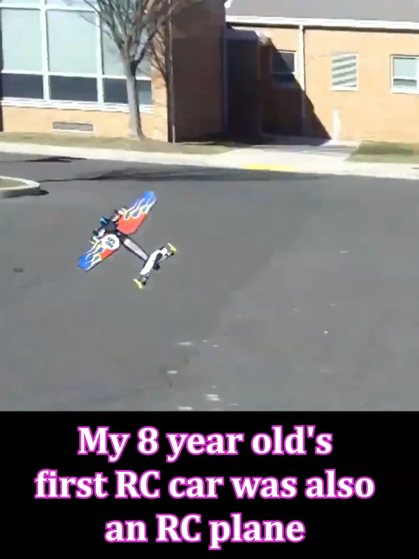 I BELIEVE I CAN FLY. #rc #rcplanes  i really liked this little transforming thing. i wish he didn't wreck it