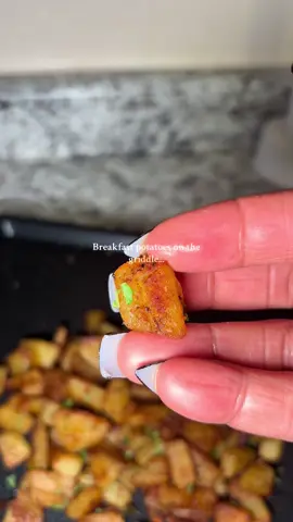 1.	Fry your bacon first. Cook it until it’s crispy, then take it out the pan and set it to the side. Do not throw away the grease. That’s where the flavor at. 	2.	Wash and dice your potatoes, then boil them until they’re fork-tender (soft enough to poke through but not falling apart). 	3.	Drain the potatoes and let them sit for a minute so the extra moisture can steam off. 	4.	Heat the bacon grease back up in the pan, then add your potatoes in. 	5.	Add a small amount of unsalted butter to help them brown and get that smooth flavor. 	6.	Season to taste using: 	•	Garlic Salt 	•	A little bit of Onion Powder 	•	A little bit of Kinder’s Caramelized Onion Butter Seasoning Mix them in gently so every potato gets coated. 	7.	Crumble your bacon and stir it back into the potatoes. 	8.	Let everything cook together for a few minutes until the potatoes are golden and flavorful.